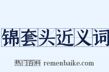 锦套头近义词是什么意思的图片